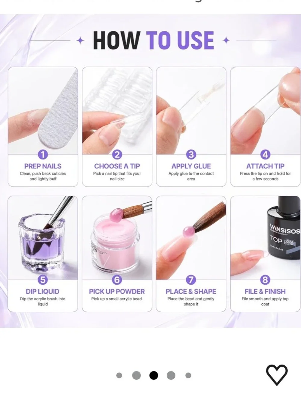 Acrylic Nail Kit for Beginners: Professional Acrylic Powder and Liquid